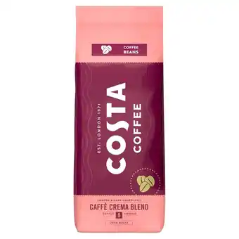 Selgros COSTA COFFEE Caffé Crema Blend Kawa ziarnista palona 1 kg oferta