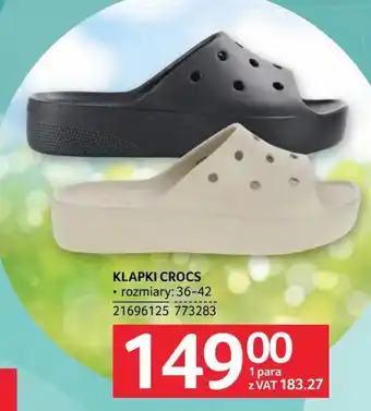 Selgros Klapki CROCS oferta