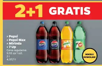 Netto Pepsi > Pepsi Max > Mirinda > 7 Up oferta