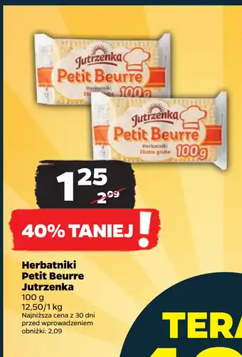 Netto Herbatniki Petit Beurre Jutrzenka oferta