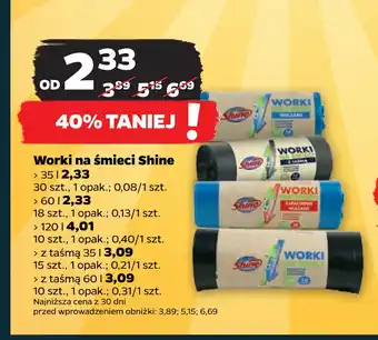 Netto Worki na śmieci Shine oferta