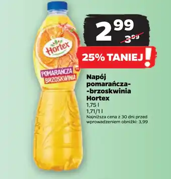 Netto Napój pomarańcza-brzoskwinia Hortex oferta