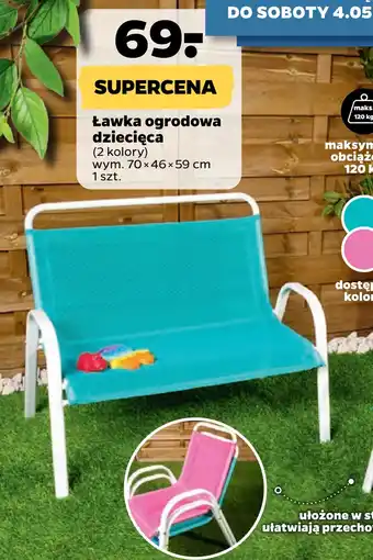 Netto Ławka ogrodowa dziecięca oferta