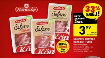 Twój Market Salami w obsypce Könecke, 100 g oferta