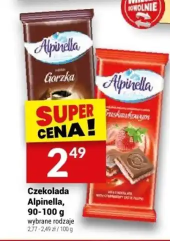 Twój Market Czekolada Alpinella, 90-100 g oferta