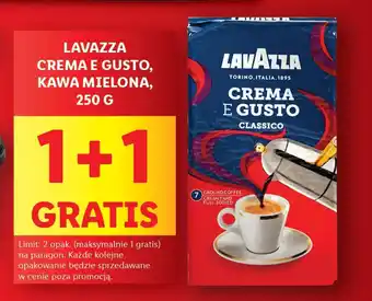 Lidl LAVAZZA CREMA E GUSTO, KAWA MIELONA, 250 G oferta