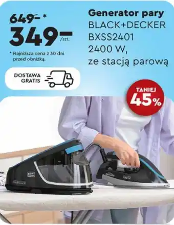 Biedronka Generator pary BLACK+DECKER oferta