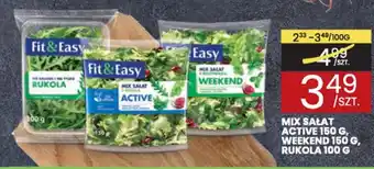 Wafelek MIX SAŁAT ACTIVE 150 G, WEEKEND 150 G, RUKOLA 100 G oferta