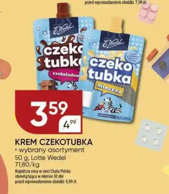 Chata Polska KREM CZEKOTUBKA 50 g, Lotte Wedel oferta