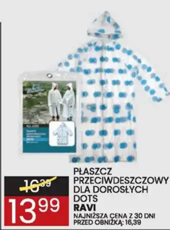 Wafelek PŁASZCZ PRZECIWDESZCZOWY DLA DOROSŁYCH DOTS RAVI oferta