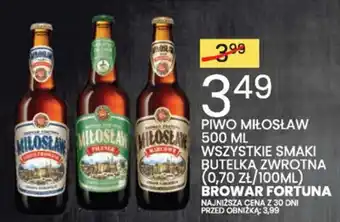 Wafelek PIWO MIŁOSŁAW 500 ML BROWAR FORTUNA oferta