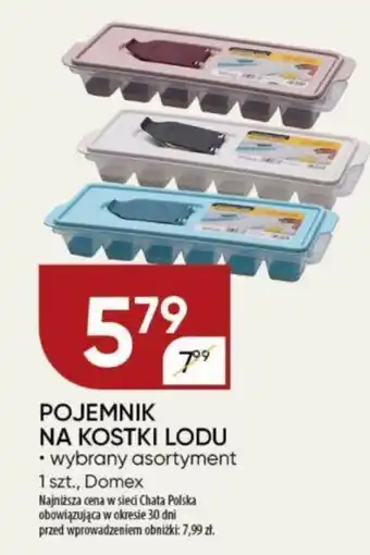 Chata Polska POJEMNIK NA KOSTKI LODU Domex oferta