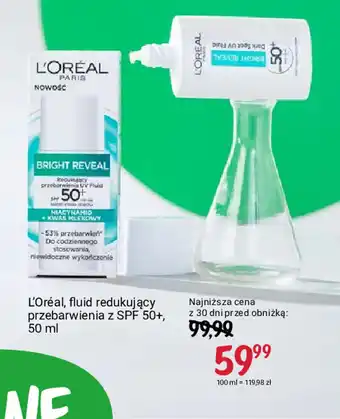 Rossmann L'Oréal, fluid redukujący przebarwienia z SPF 50+, 50 ml oferta