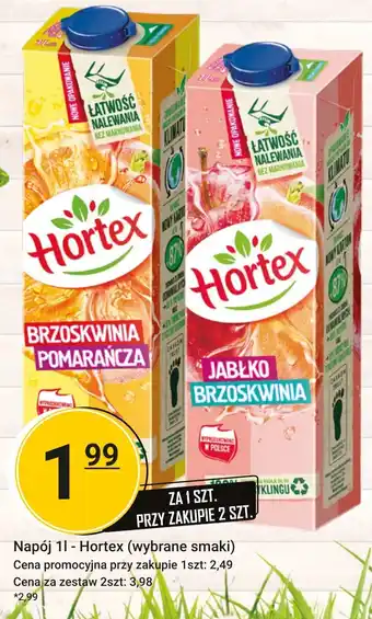 Hitpol Napój 1L - Hortex (wybrane smaki) oferta