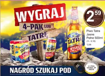 Hitpol Piwo Tatra Jasne Pełne 500ml oferta
