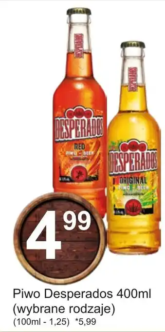 Hitpol Piwo Desperados 400ml (wybrane rodzaje) oferta