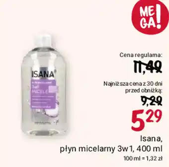 Rossmann Isana, płyn micelarny 3w1, 400 ml oferta