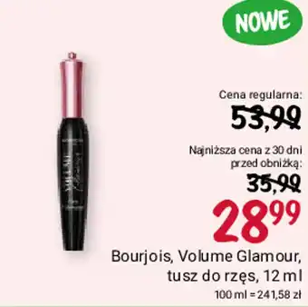 Rossmann Bourjois Volume Glamour tusz do rzęs 12 ml oferta