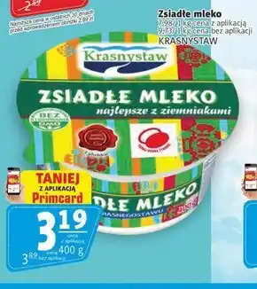 Prim Market Krasnystaw Zsiadłe mleko z Krasnegostawu 400 g oferta