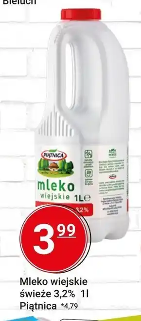 Hitpol Piątnica Mleko wiejskie świeże 3,2% 1 l oferta