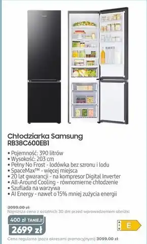 Max Elektro Chłodziarka Samsung oferta