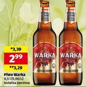 Społem Warka Classic Piwo jasne 500 ml oferta