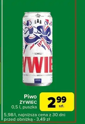 Carrefour Express Żywiec Piwo jasne 500 ml oferta