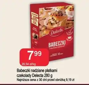 Społem Delecta Babeczki z płatkami czekolady mieszanka do domowego wypieku ciasta 280 g oferta