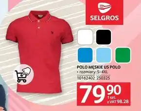 Selgros Polo męskie US Polo oferta