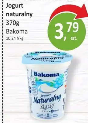 Bakoma Jogurt naturalny gęsty 370 g
