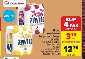 Carrefour Piwo bezalkoholowe Żywiec oferta