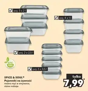Kaufland Pojemniki na żywność Spice&Soul oferta
