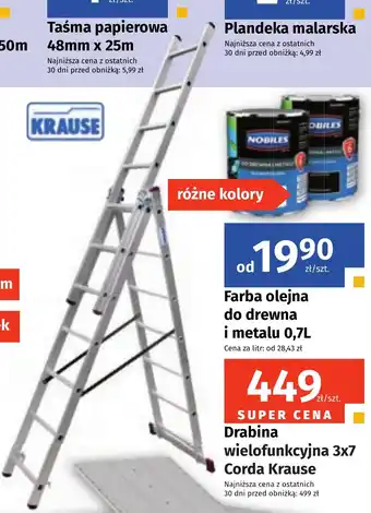 Drabina wielofunkcyjna 3x7 Corda Krause