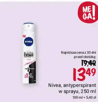 Rossmann Nivea antyperspirant w sprayu 250 ml oferta