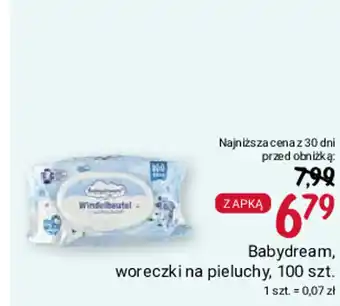 Rossmann Babydream woreczki na pieluchy 100 szt. oferta