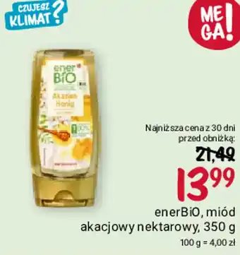 Rossmann enerBIO miód akacjowy nektarowy 350 g oferta