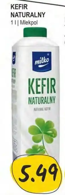 Słoneczko KEFIR NATURALNY 1 l Mlekpol oferta