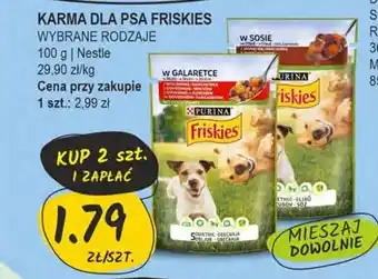 Słoneczko KARMA DLA PSA FRISKIES 100 g Nestle oferta