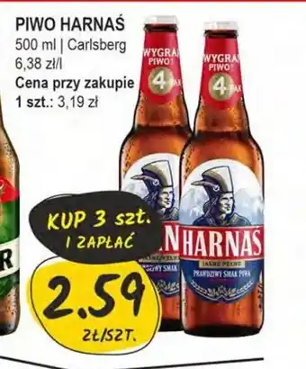 Słoneczko PIWO HARNAŚ 500 ml Carlsberg oferta