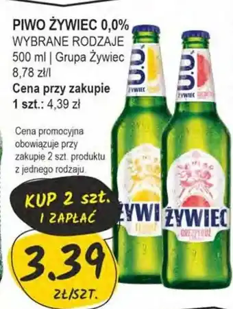 Słoneczko PIWO ŻYWIEC 0,0% 500 ml Grupa Żywiec oferta
