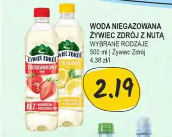 Słoneczko WODA NIEGAZOWANA ŻYWIEC ZDRÓJ Z NUTĄ 500 ml Żywiec Zdrój oferta