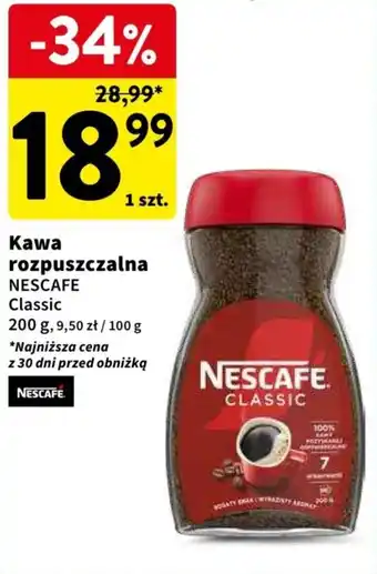 Intermarche Kawa rozpuszczalna NESCAFE 200g oferta