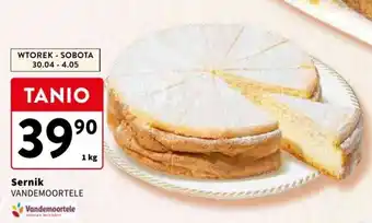 Intermarche Sernik VANDEMOORTELE 1kg oferta