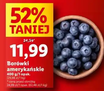 Lidl Borówki amerykańskie 400 g oferta