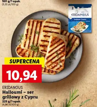 Lidl ERIDANOUS Halloumi ser grillowy z Cypru 225g oferta