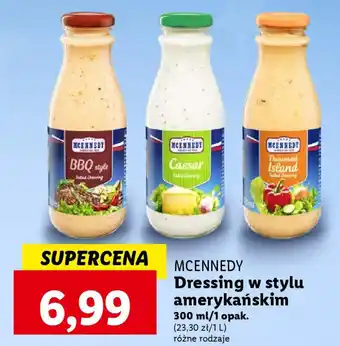 Lidl MCENNEDY Dressing w stylu amerykańskim 300 ml oferta