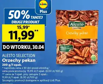 Lidl ALESTO SELECTION Orzechy pekan 200g oferta