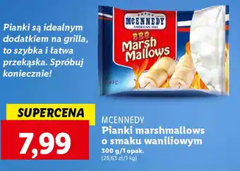 Lidl MCENNEDY Pianki marshmallows o smaku waniliowym 300 g oferta