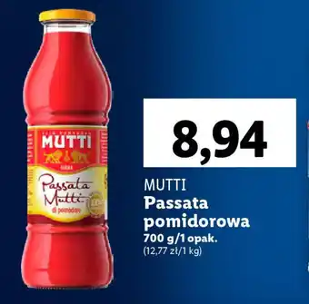 Lidl MUTTI Passata pomidorowa 700 g oferta