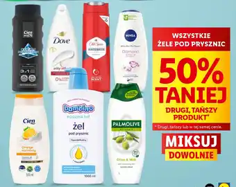 Lidl WSZYSTKIE ŻELE POD PRYSZNIC oferta